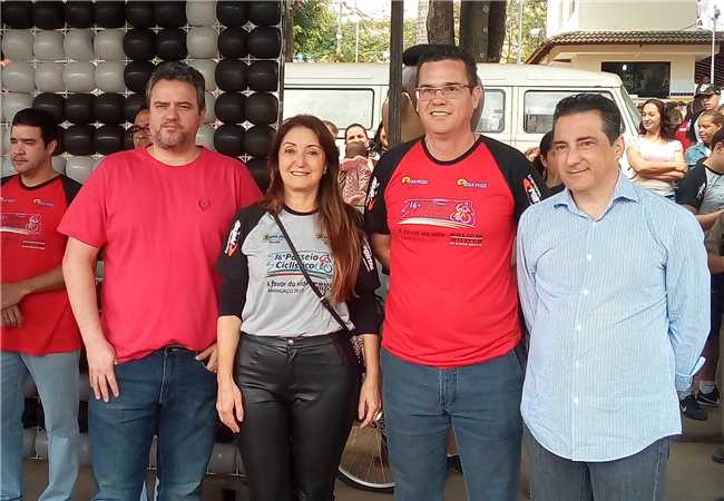 Prefeitura apoia 16º Passeio Ciclístico A Favor da Vida em Manhuaçu